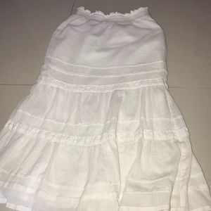 White skirt